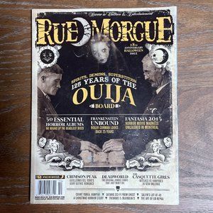 Rue Morgue 18th Anniversary Halloween Issue (October 2015)